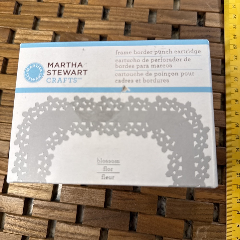 Martha Stewart Crafts Frame Boarder Punch Cartridge ~ BLOSSOM - NIB
